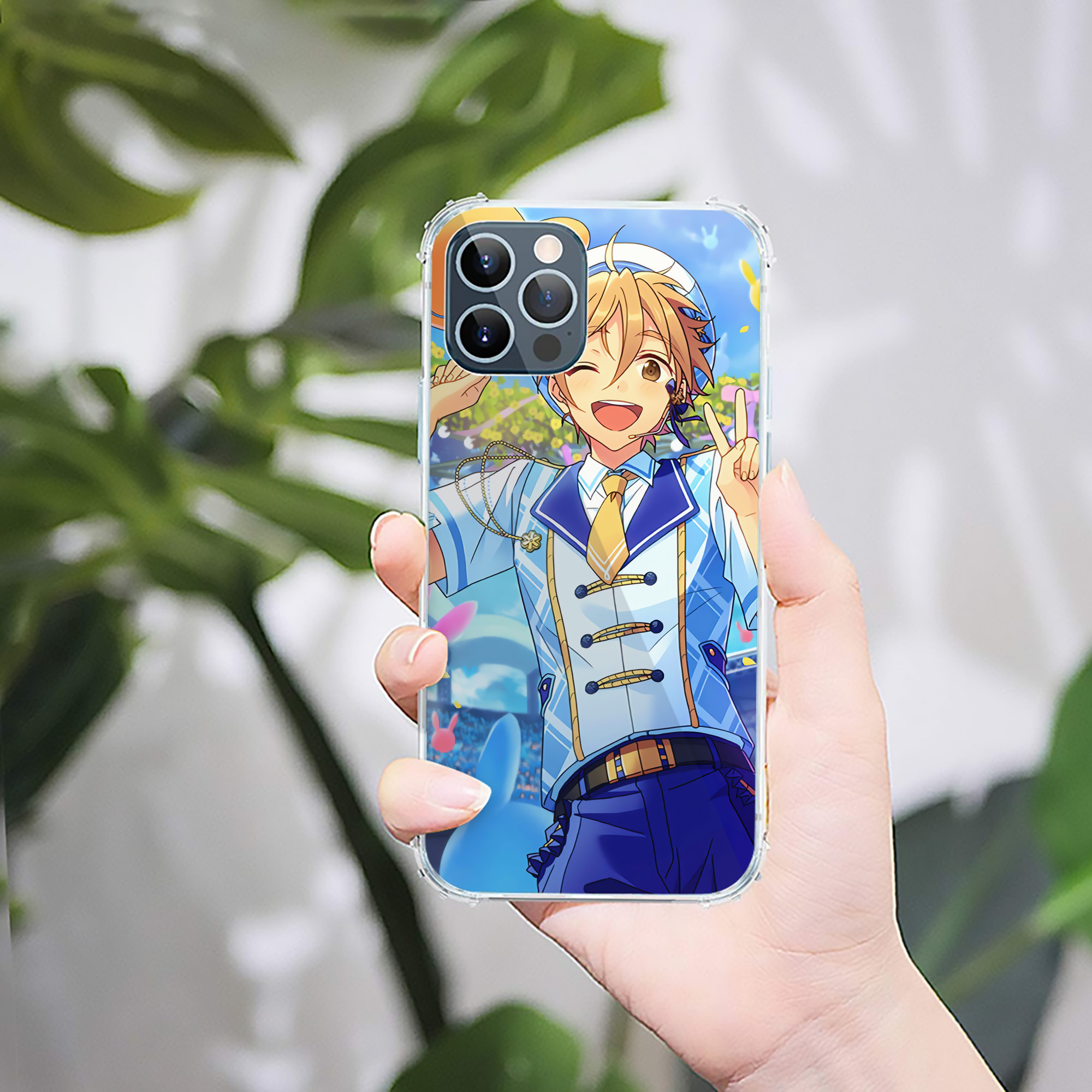 （画像用） あんさんぶるスターズ! Ensemble Stars 【iPhone 12シリーズ対応】透明スマホケース（クリアソフトケース）